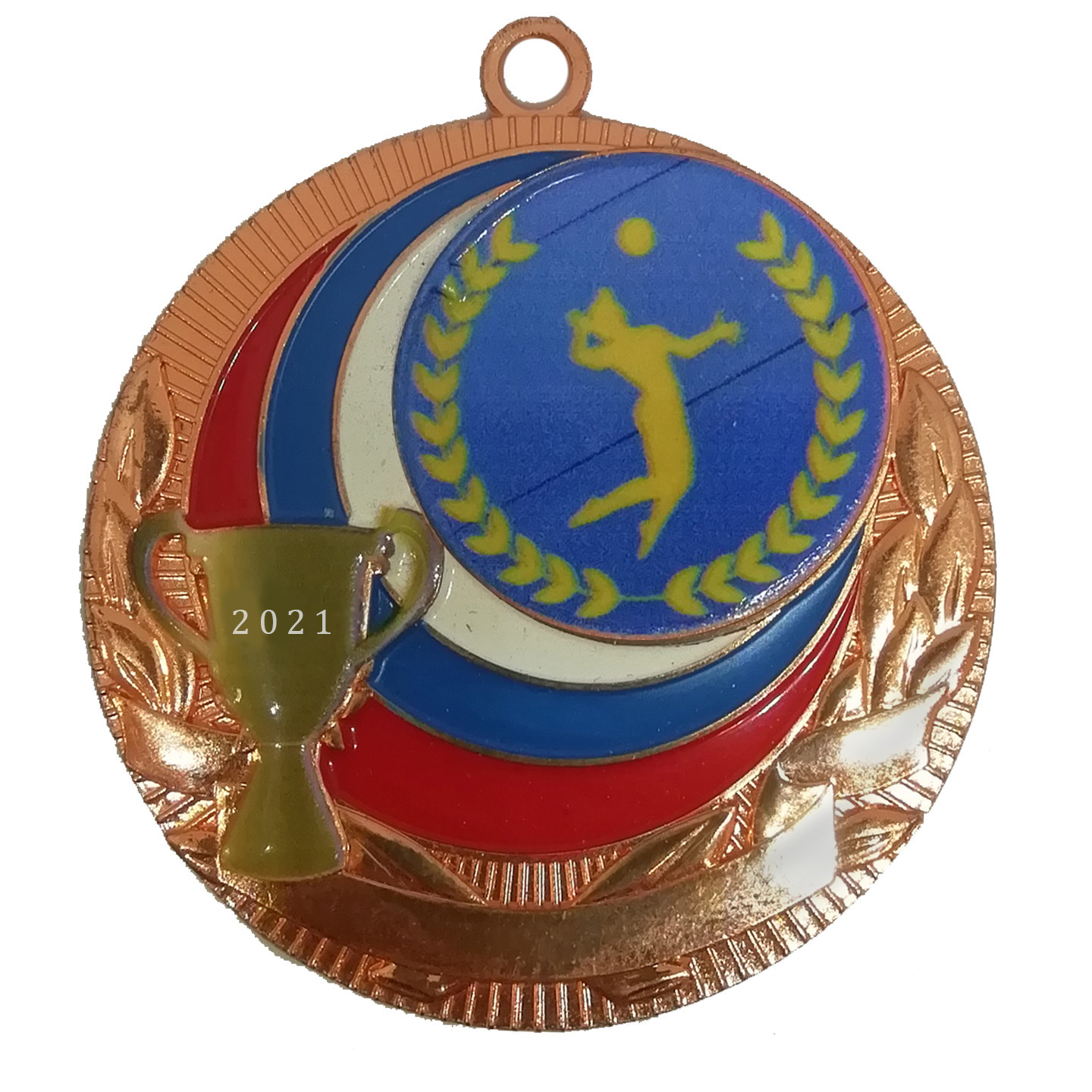 Медаль мд.рус.501, медаль, Медаль пляжный волейбол ,  